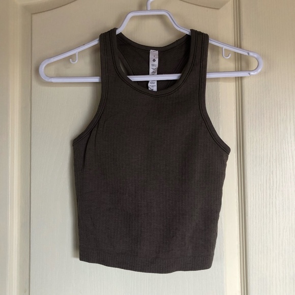 Lululemon Ebb to Street Ribbed Crop Tank 4 - Picture 3 of 6